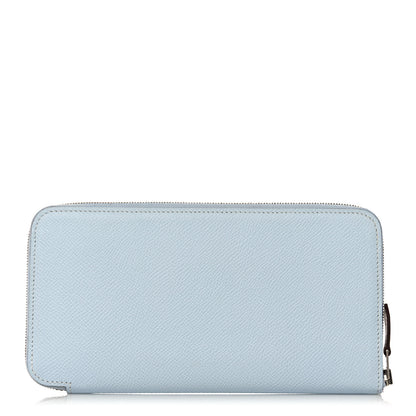 Hermes Epsom Silk'In Wallet Bleu Brume 1 of 9
