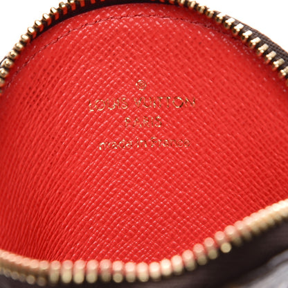 Louis Vuitton Monogram 2016 Christmas Animation Round Coin Purse Rouge 6 of 15