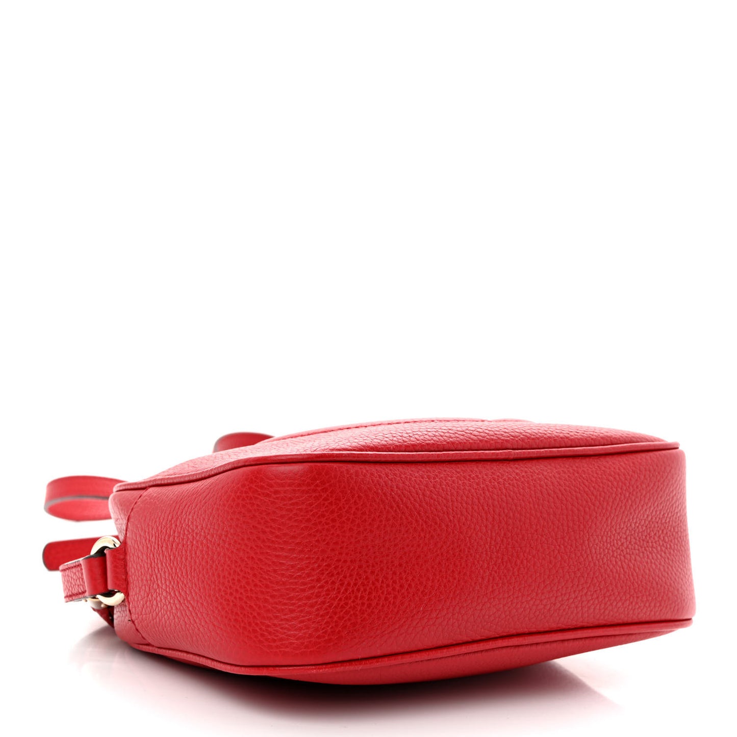 Pebbled Calfskin Small Soho Disco Bag Tabasco Red