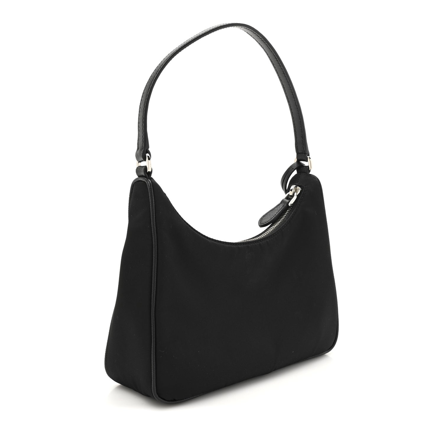 Tessuto Nylon Saffiano Mini Re-Edition 2005 Bag Black