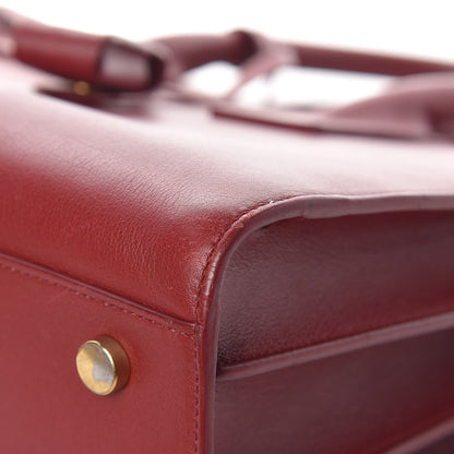 Saint Laurent Calfskin Small Sac De Jour Oxblood 10 of 21