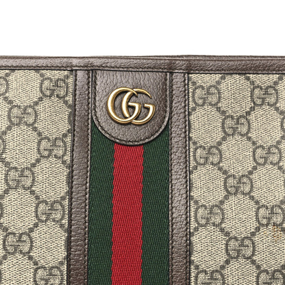 Gucci GG Supreme Monogram Web Ophidia GG Toiletry Case Beige New Acero 8 of 10