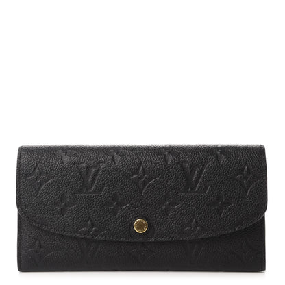 Louis Vuitton Empreinte Emilie Wallet Black Dune 1 of 7