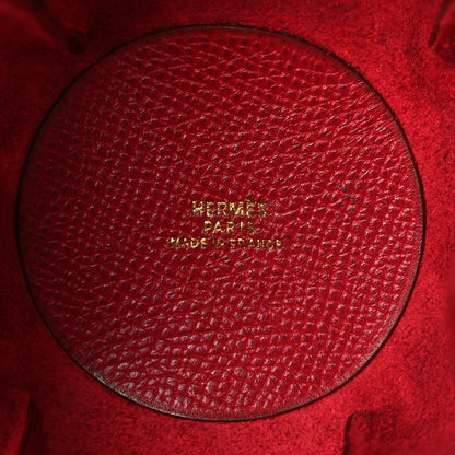 Hermes Courchevel Vespa Pouch Rouge Vif 6 of 12