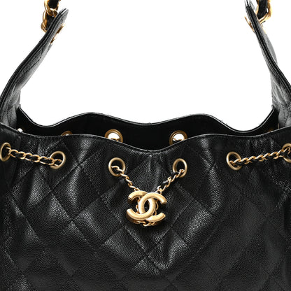 Chanel Caviar Quilted Small Chanel 25 Handbag Black 8 of 11