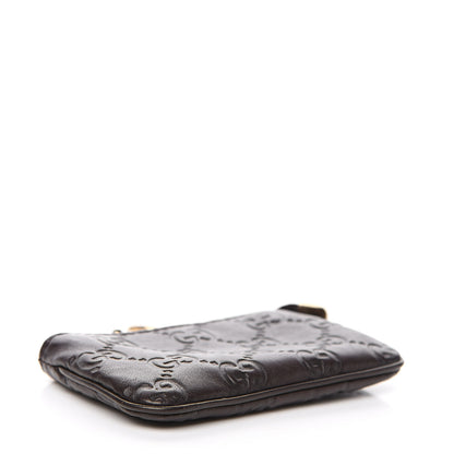 Gucci Guccissima Key Case Chocolate 3 of 6