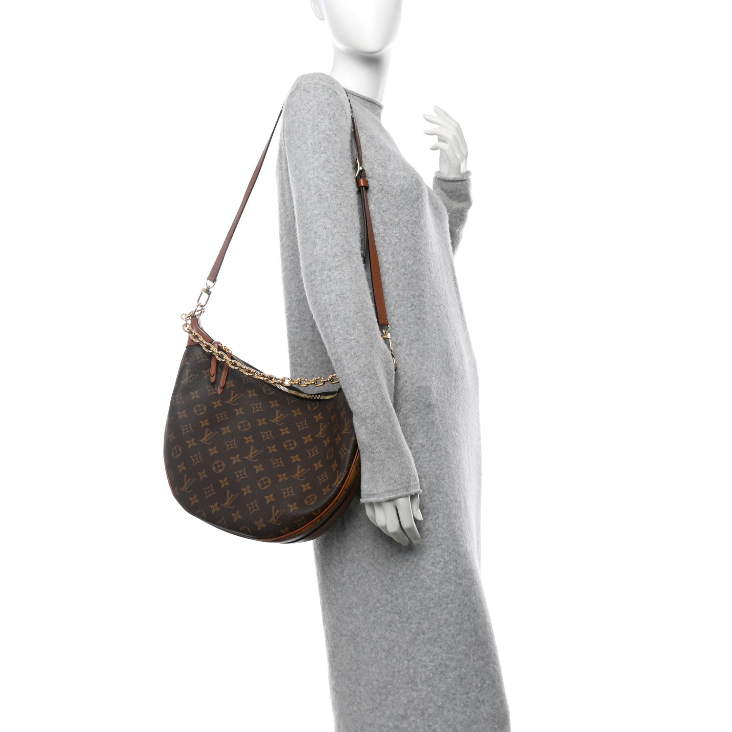 Louis Vuitton Reverse Monogram Loop Hobo 2 of 10