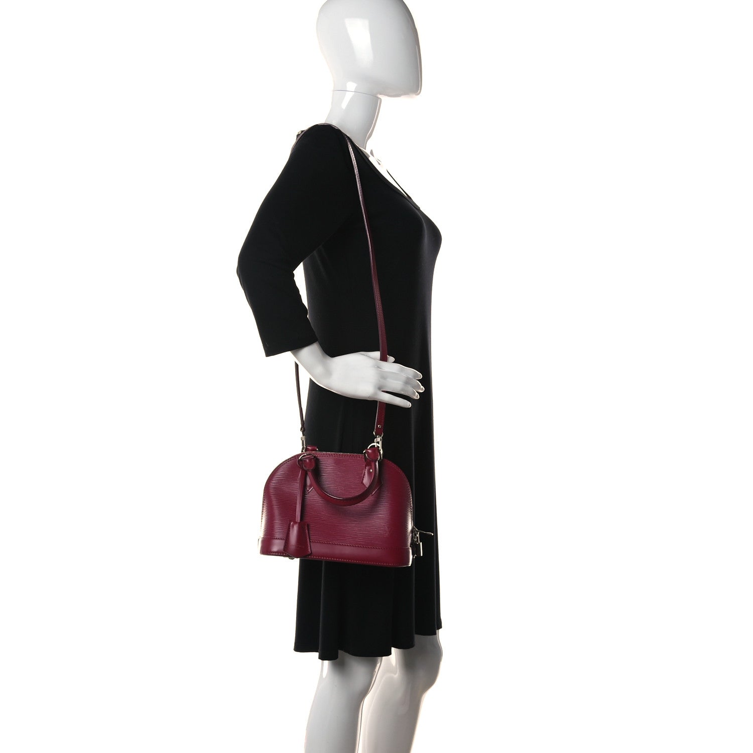 Louis Vuitton Epi Alma BB Fuchsia 2 of 9