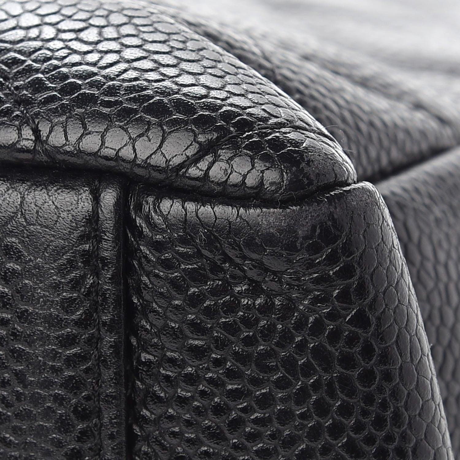 Chanel Caviar Quilted Petit Shopping Tote PST Black 9 of 9