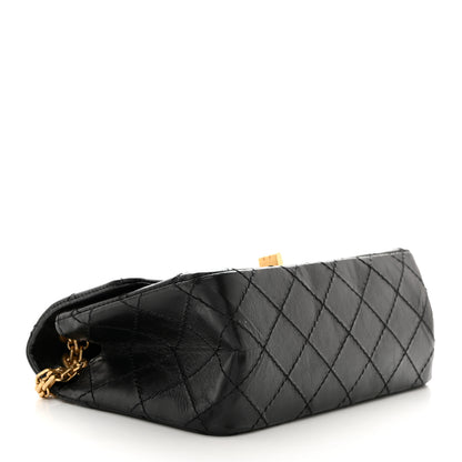 Chanel Aged Calfskin Quilted 2.55 Reissue Mini Flap Black 4 of 10