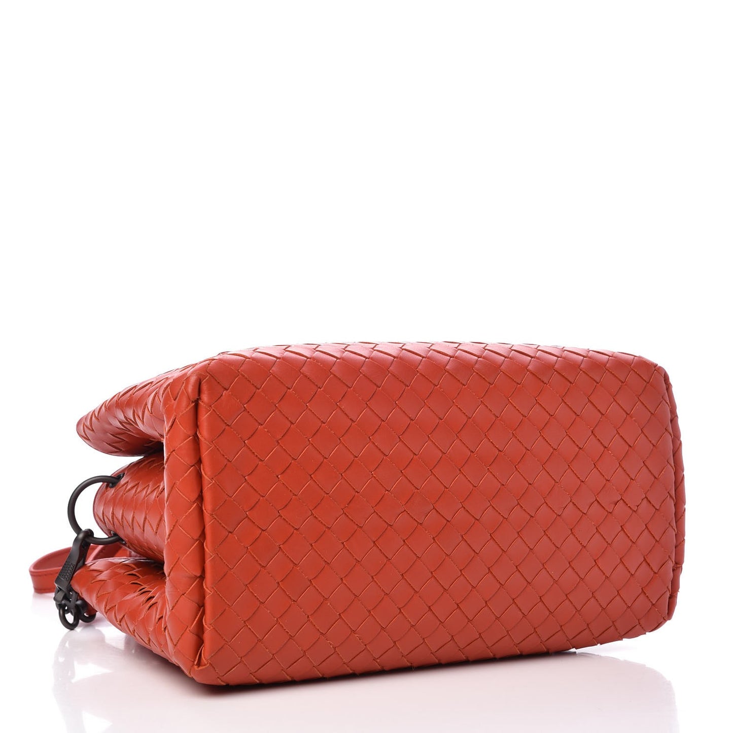 Calfskin Leggero Intrecciato Baby Roma Tote Terracota