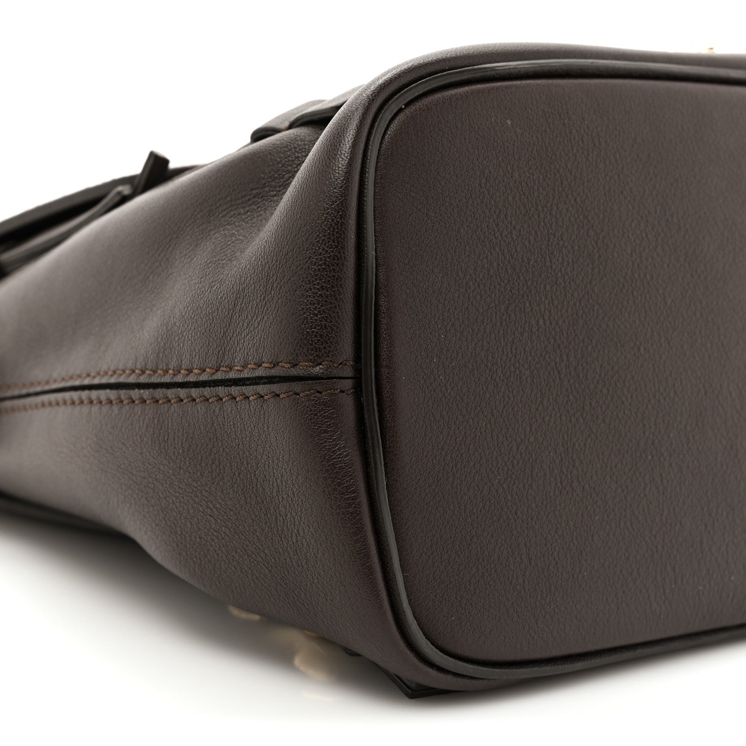 Chloe Suede Calfskin Mini Faye Backpack Carbon Brown 9 of 9