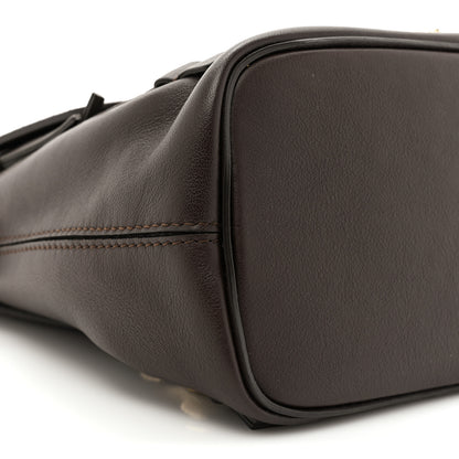 Chloe Suede Calfskin Mini Faye Backpack Carbon Brown 9 of 9