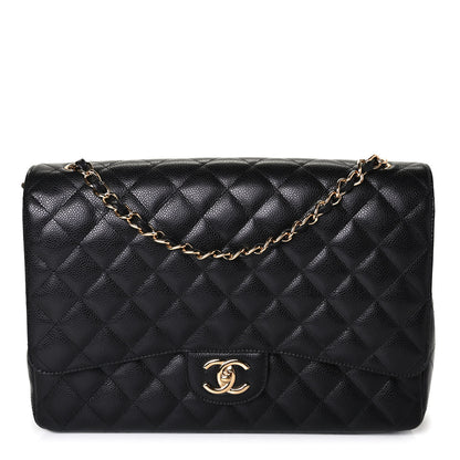 Chanel Caviar Quilted Maxi Double Flap Black 1 of 4