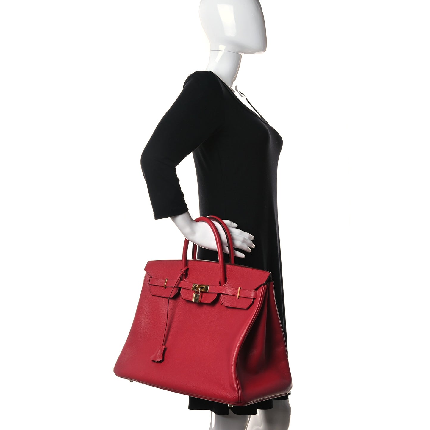 Epsom Birkin 40 Rouge Vif