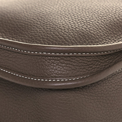 Hermes Taurillon Clemence Evelyne III PM Etoupe 10 of 12