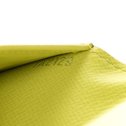 Louis Vuitton Monogram Taiga Pocket Organizer Yellow 7 of 8