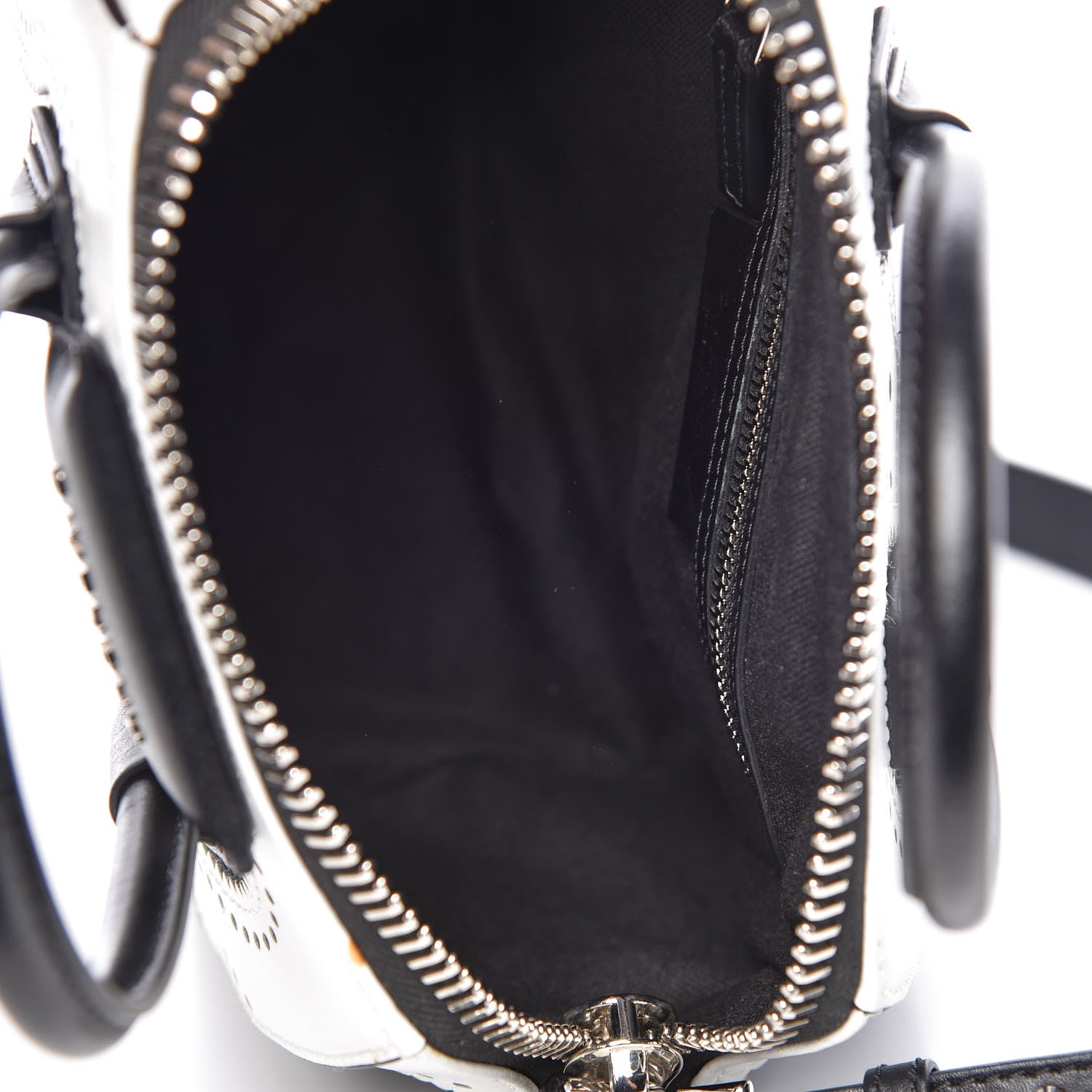 Givenchy Calfskin Brogue Mini Antigona Black White 7 of 11