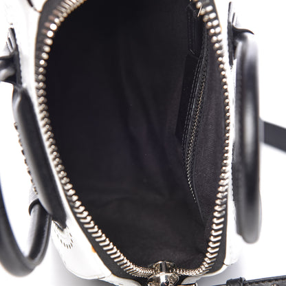 Givenchy Calfskin Brogue Mini Antigona Black White 7 of 11