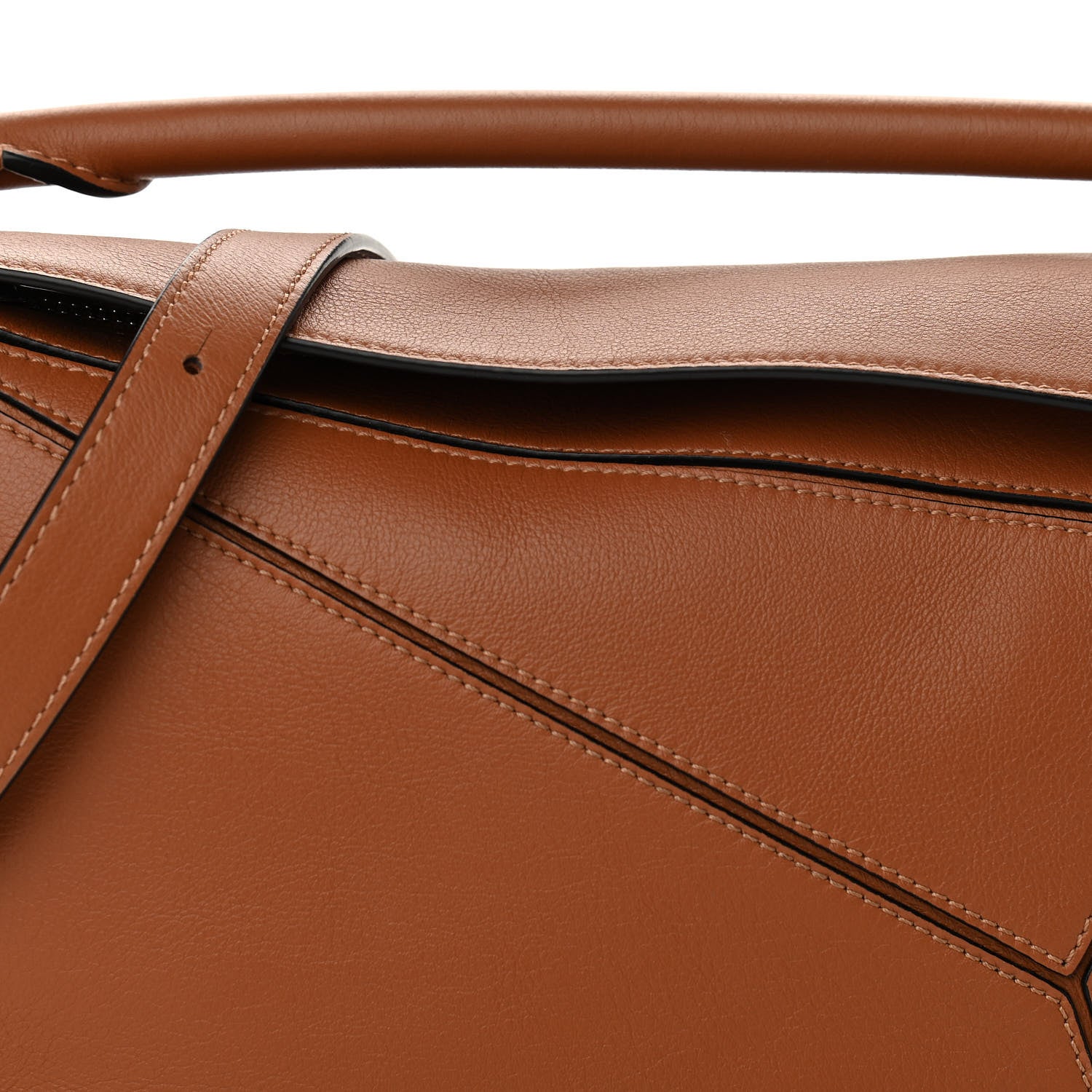 Loewe Calfskin Small Puzzle Bag Tan 7 of 9