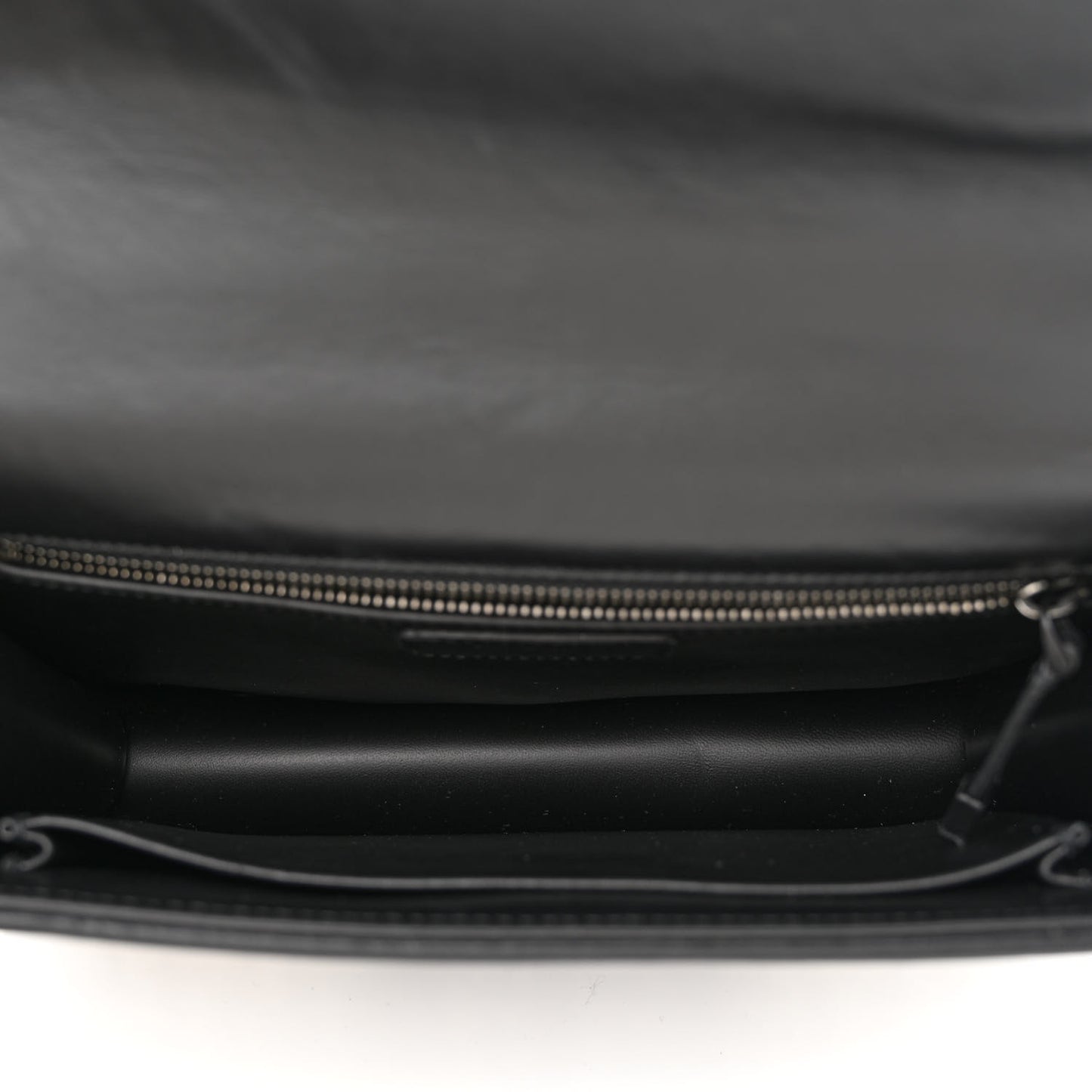 Lambskin Houndstooth Braided 30 Montaigne Flap Bag Black White
