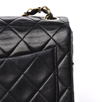 Chanel Lambskin Quilted Mini Square Flap Black 13 of 17
