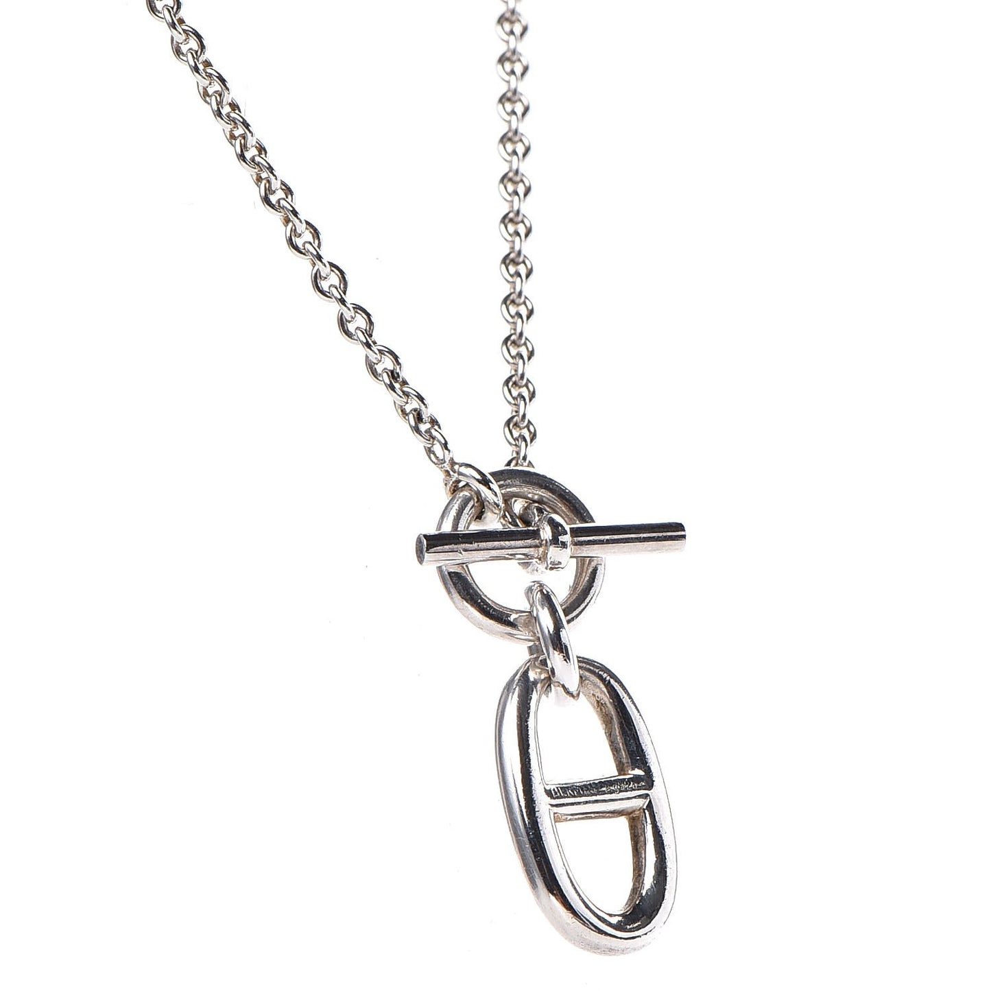 Sterling Silver Amulette Chaine d'Ancre Necklace