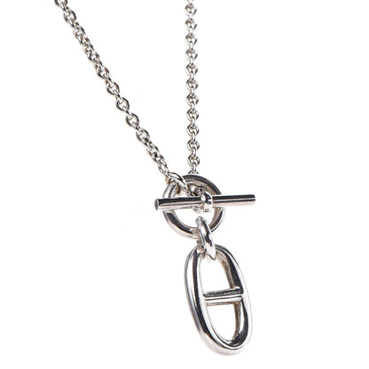 Hermes Sterling Silver Amulette Chaine d'Ancre Necklace 4 of 5