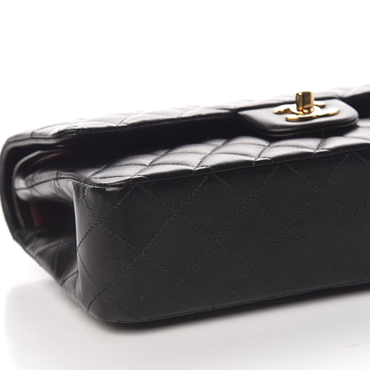 Chanel Lambskin Quilted Medium Double Flap Black 8 of 14