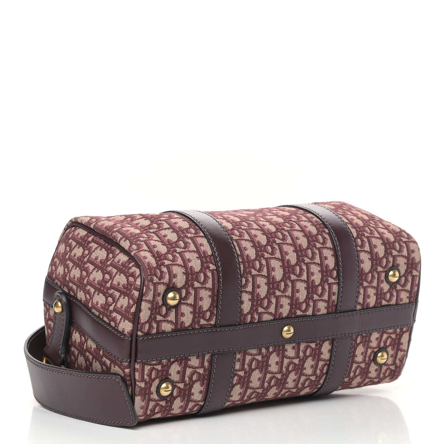 Christian Dior Oblique Boston Bag Bordeaux 3 of 4