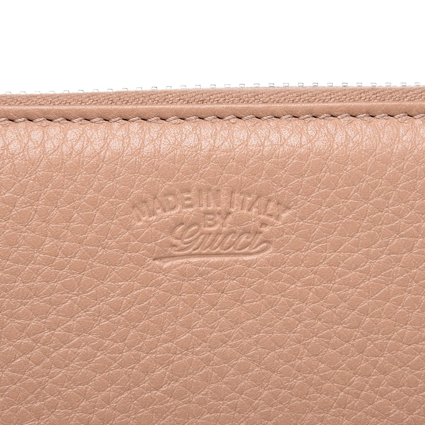 Cellarius Calfskin Bamboo Tassel Zip Around Wallet Camelia