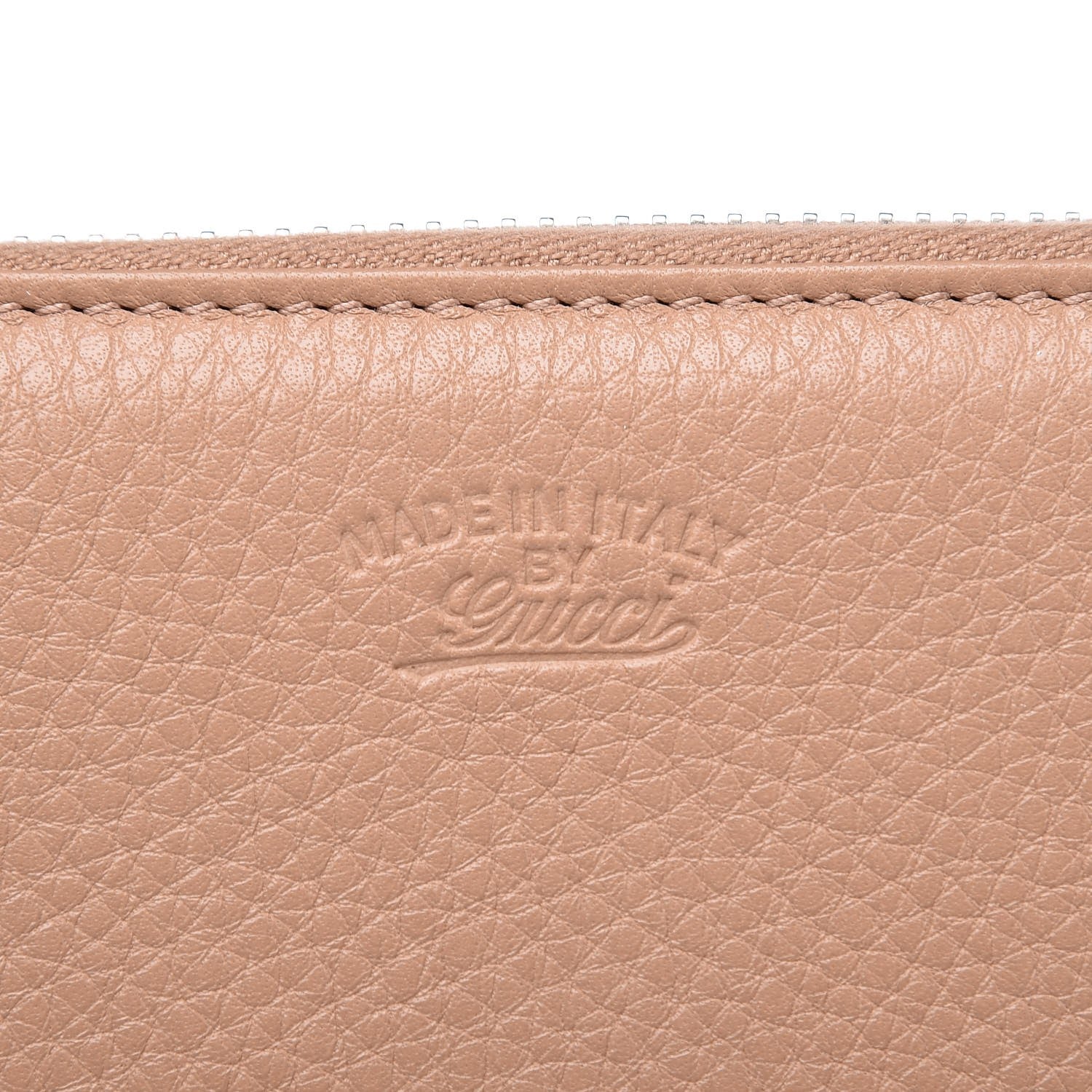 Gucci Cellarius Calfskin Bamboo Tassel Zip Around Wallet Camelia 7 of 9