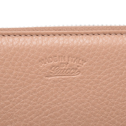 Gucci Cellarius Calfskin Bamboo Tassel Zip Around Wallet Camelia 7 of 9