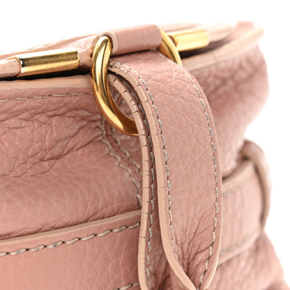 Chloe Grained Calfskin Small Marcie Saddle Bag Anemone Pink 13 of 17