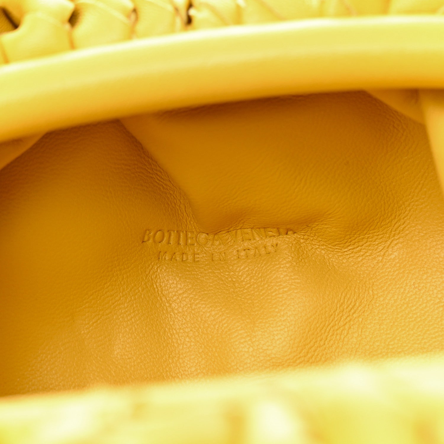 Bottega Veneta Nappa Intrecciato The Mini Pouch Buttercup 6 of 9