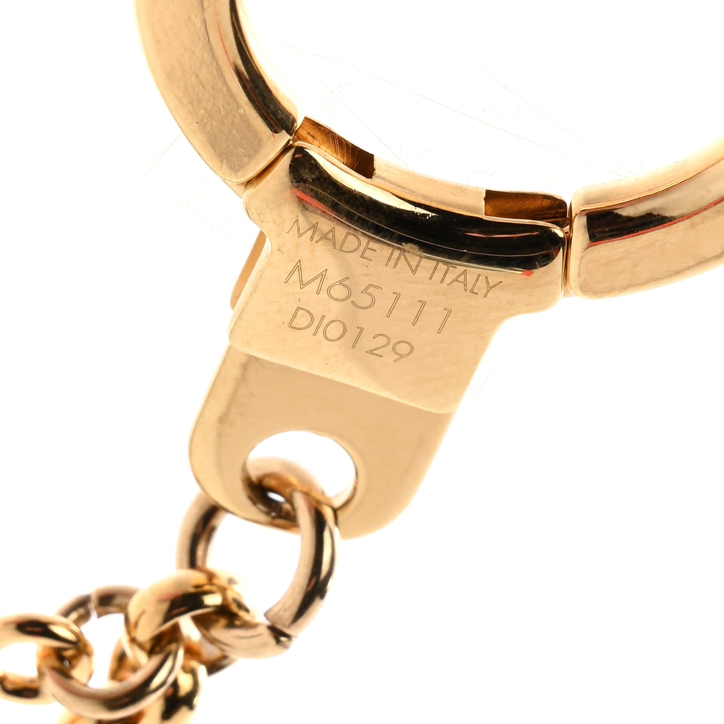 Brass Monogram Blooming Flowers Bag Charm Key Holder Rose Ballerine