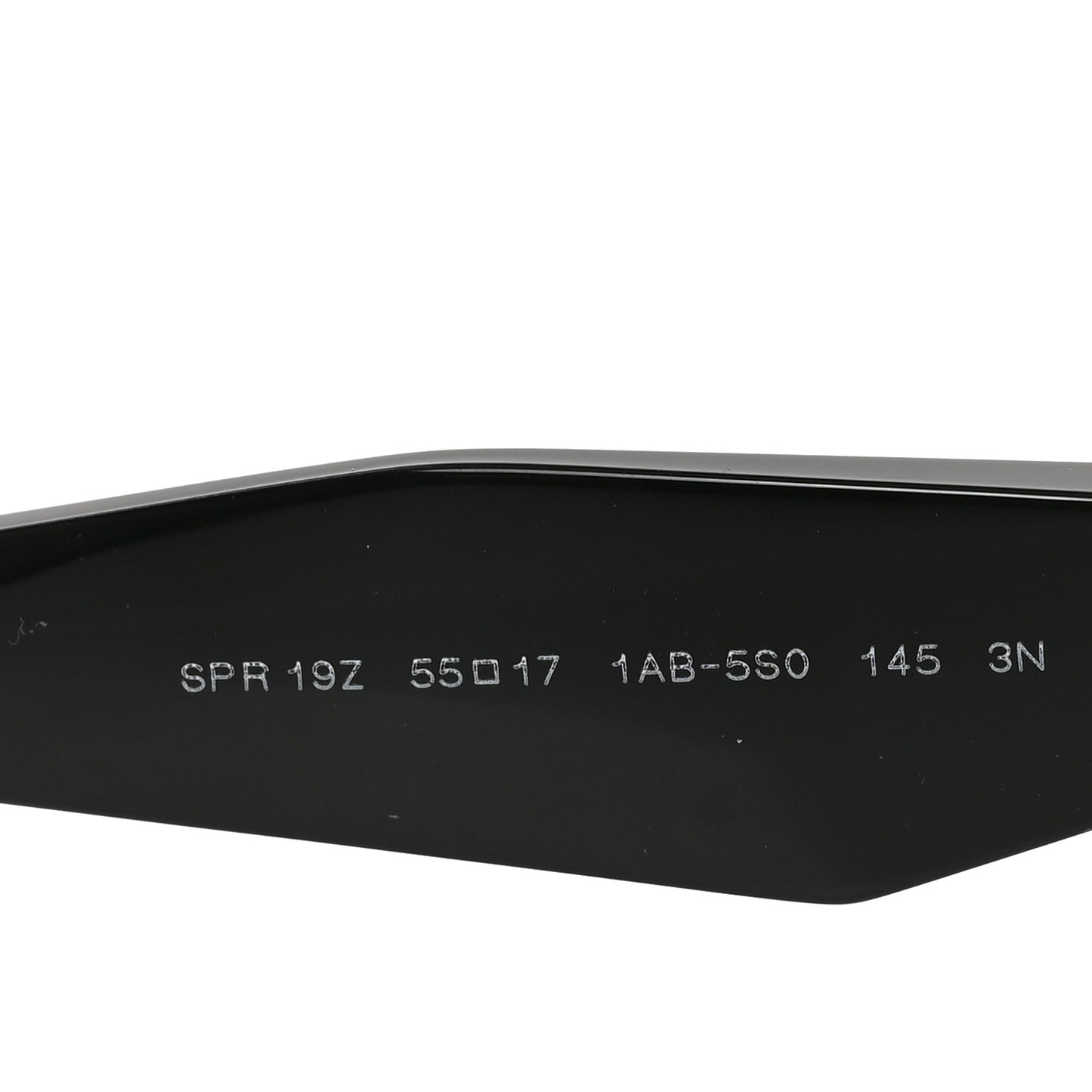 Acetate Symbole Sunglasses SPR 19Z Black