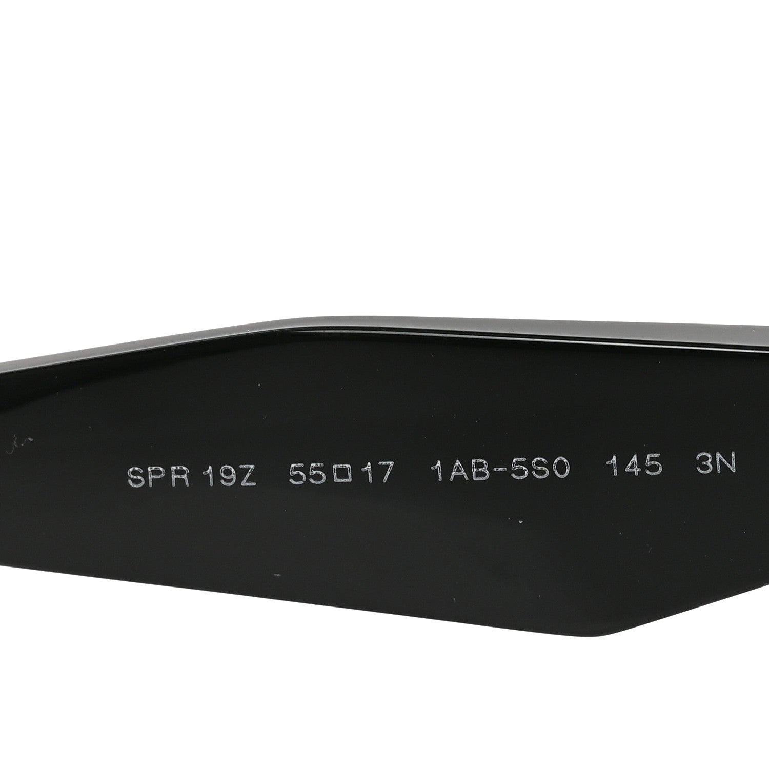 Prada Acetate Symbole Sunglasses SPR 19Z Black 6 of 7