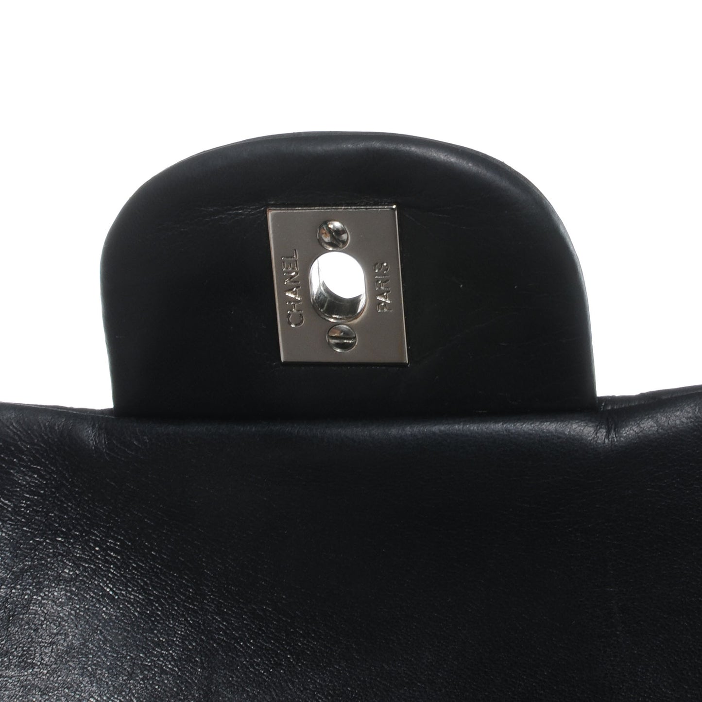 Lambskin Maxi Single Flap Black