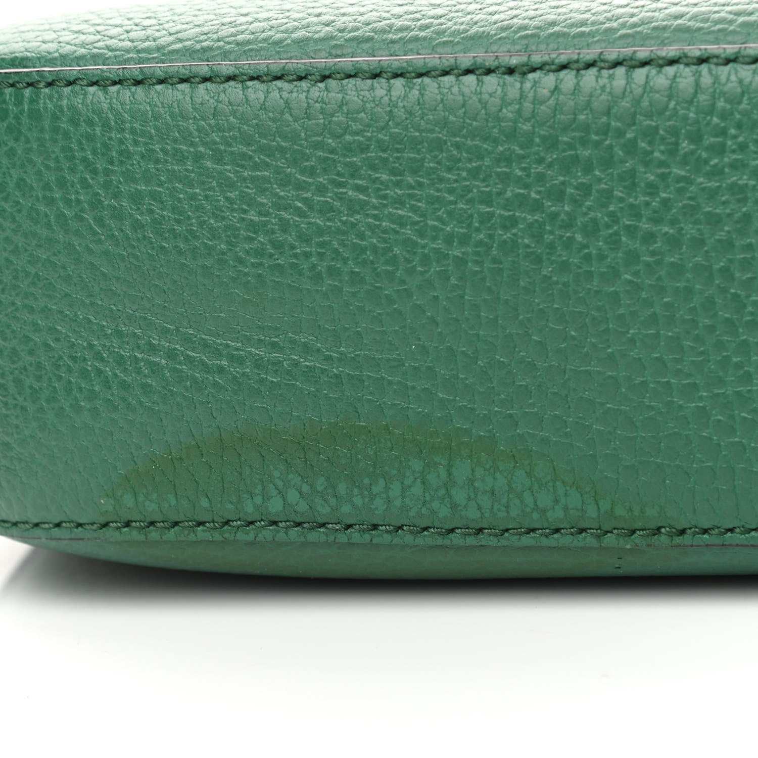 Gucci Pebbled Calfskin Small Soho Disco Bag Emerald Green 11 of 11