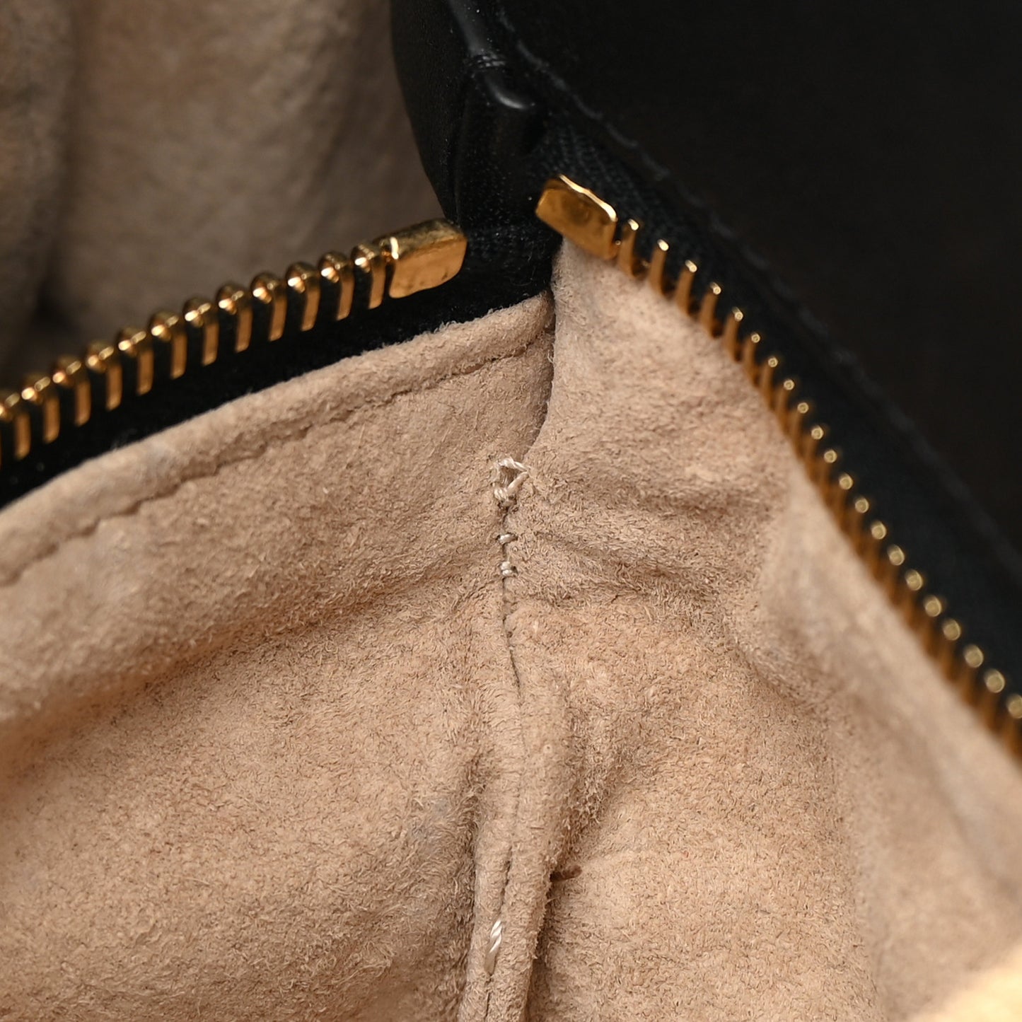 Soft Calf Shopping Satchel Black