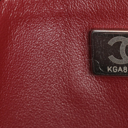Chanel Grained Calfskin Small Souplissimo Maxi Flap Burgundy 7 of 10