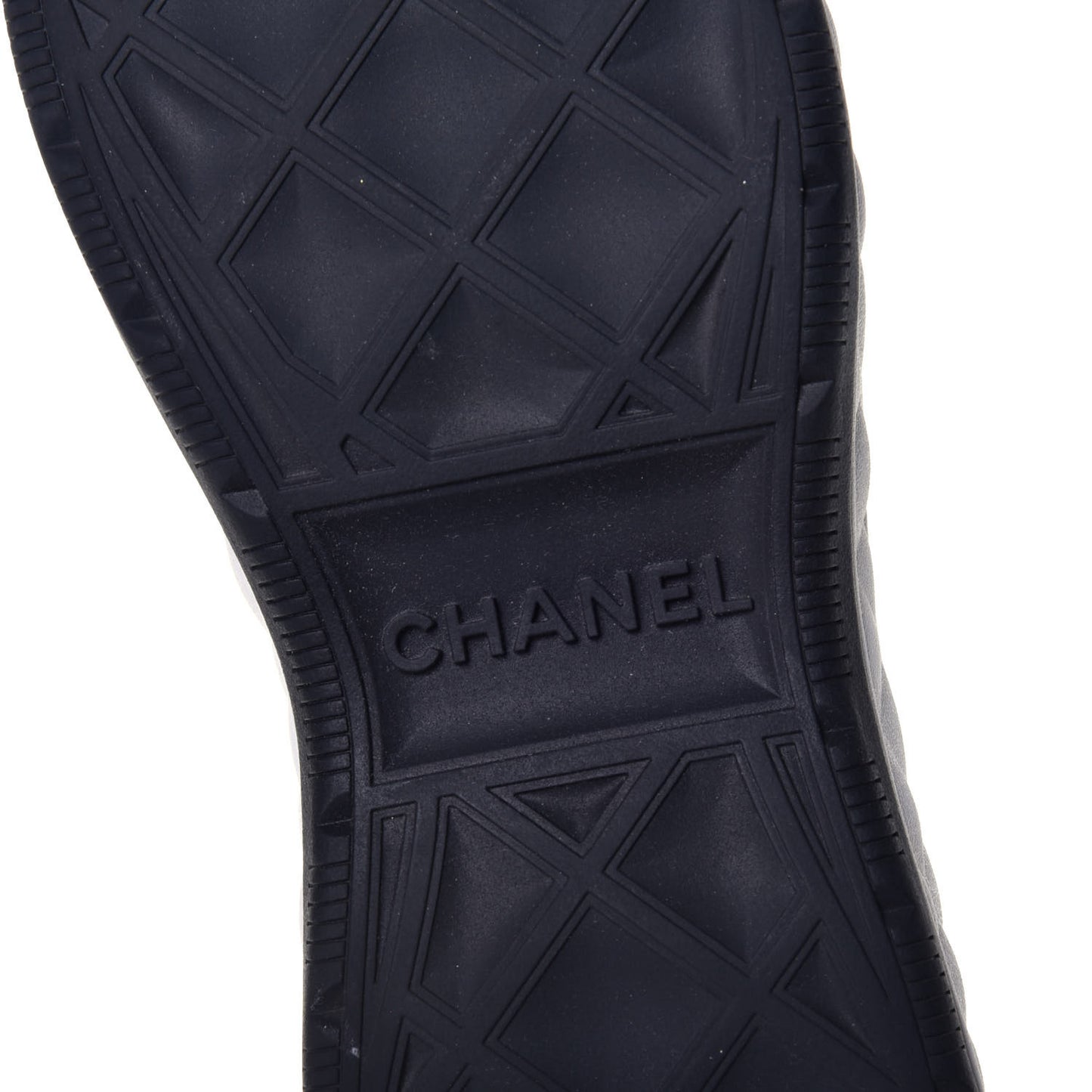 Velvet Calfskin Mixed Fibers CC Sneakers 40 Black