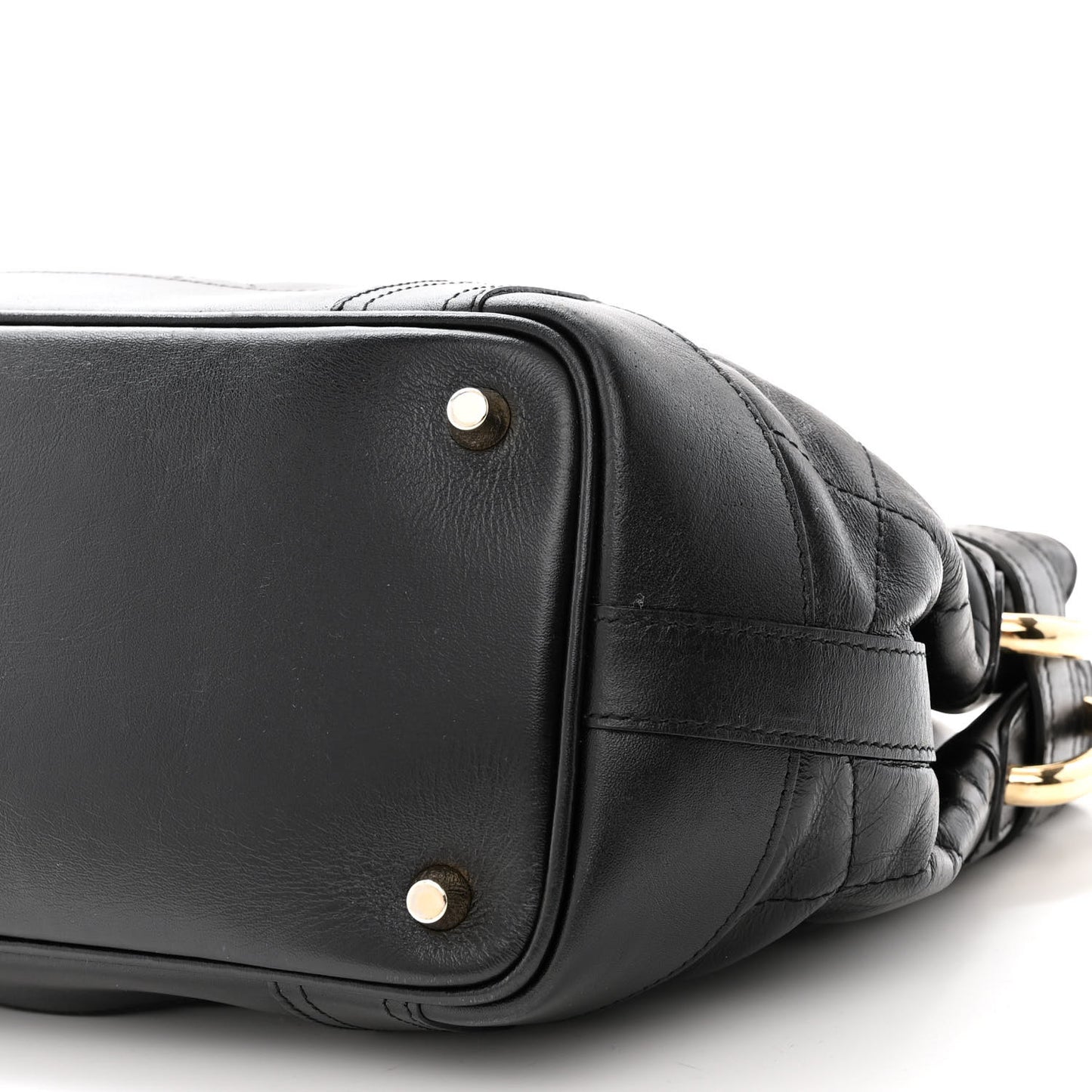 Calfskin Quilted Baby Beaton Black