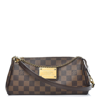 Louis Vuitton Damier Ebene Eva Clutch 1 of 12