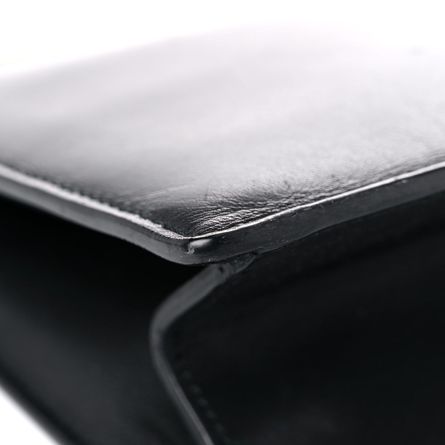 Leather Lutetia Clutch Black