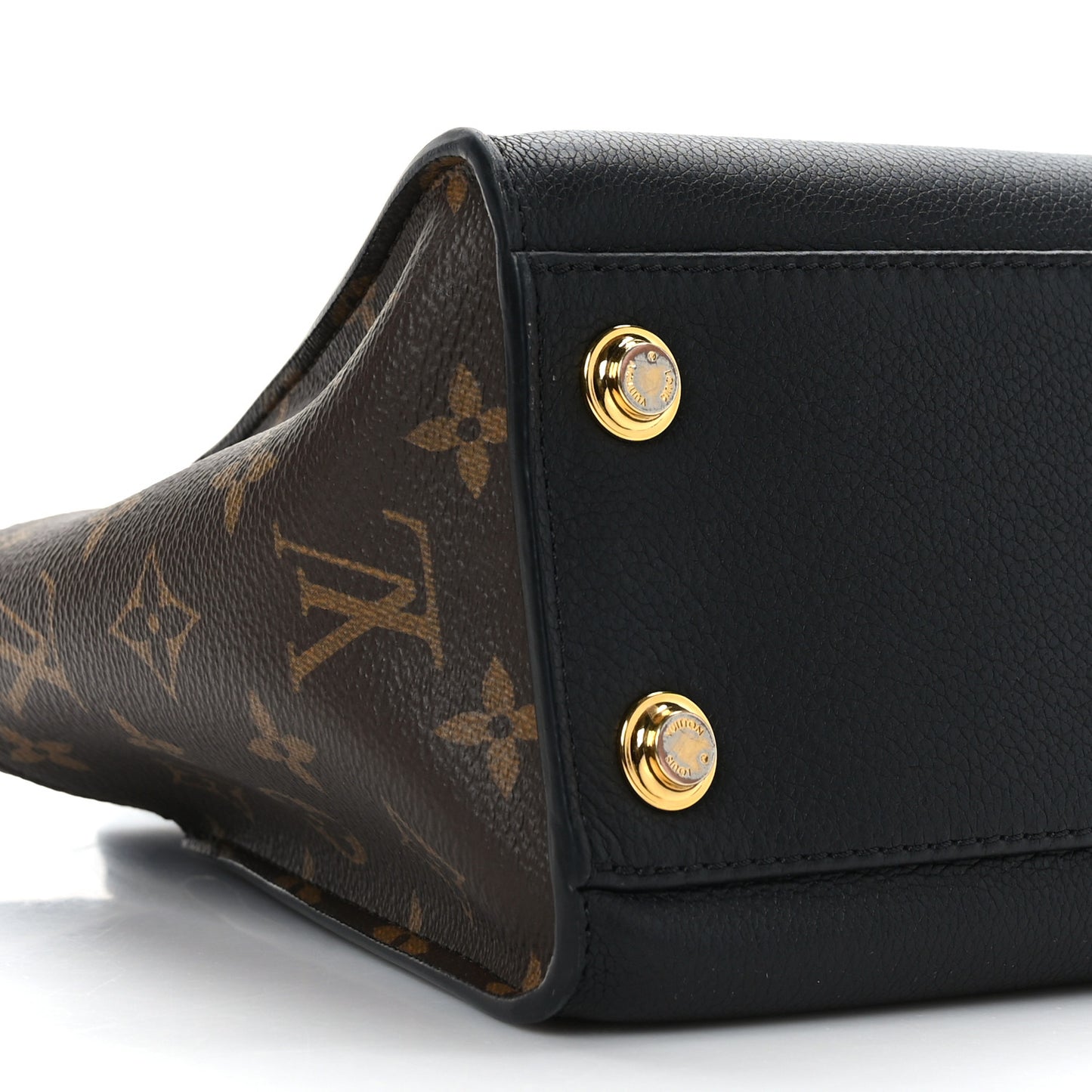 Calfskin Monogram On My Side PM Black
