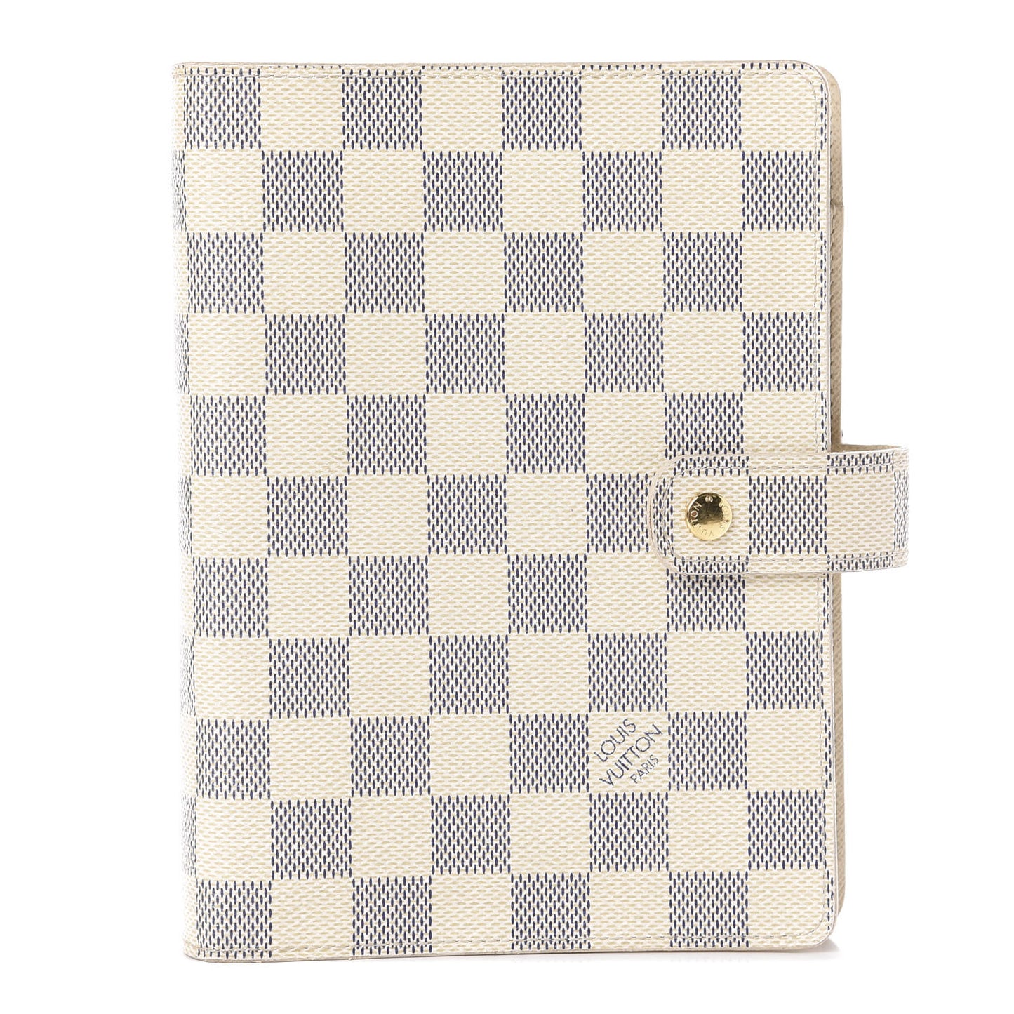 Damier Azur Medium Ring Agenda Cover