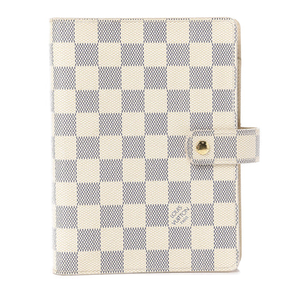 Louis Vuitton Damier Azur Medium Ring Agenda Cover 1 of 10