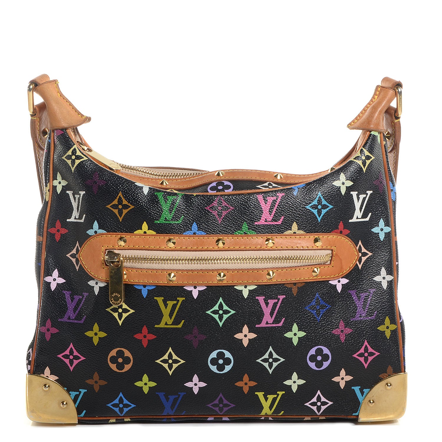 Louis Vuitton Monogram Multicolor Boulogne Black 1 of 7